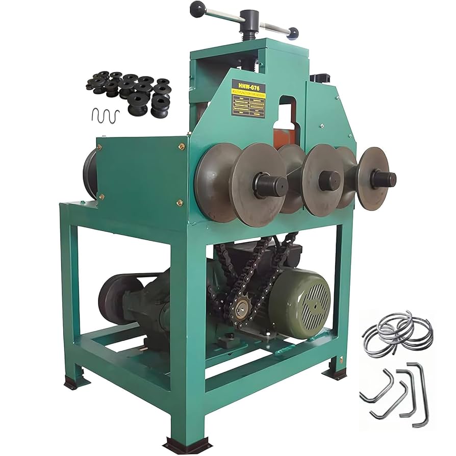 HayWHNKN Pipe Tube Bender Electric Tube Roller Bender 9